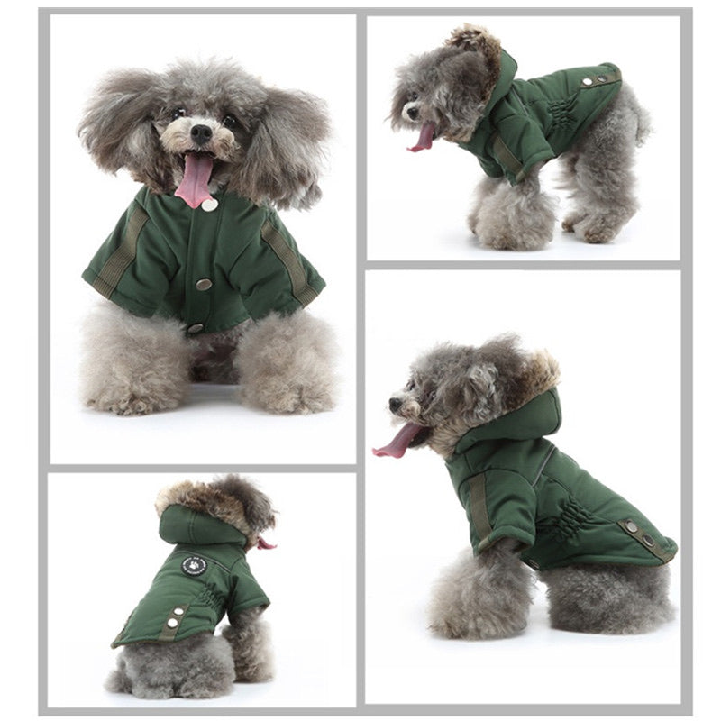 Fur Hooded Coat PetsRus